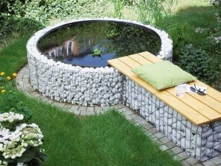 10 Gabion ideas in the garden