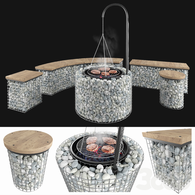 10 Gabion ideas in the garden