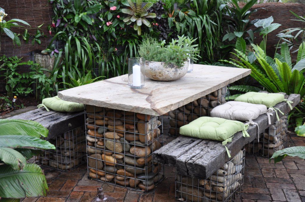 10 Gabion ideas in the garden