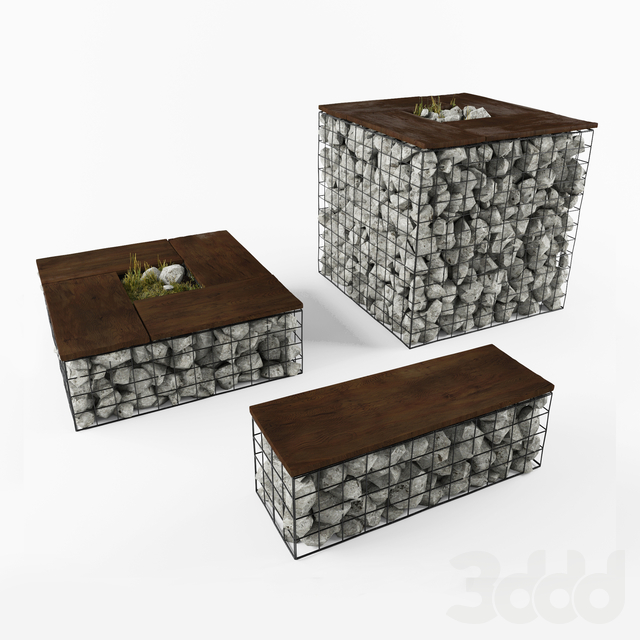 10 Gabion ideas in the garden