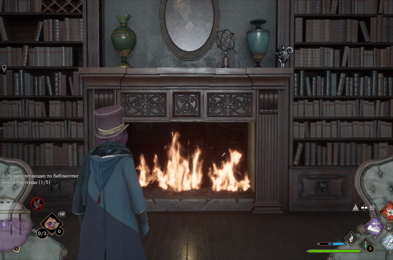 Книги, що змітаються з полиць, в Hogwarts Legacy: як зібрати всі літаючі книги та знайти таємний прохід через камін